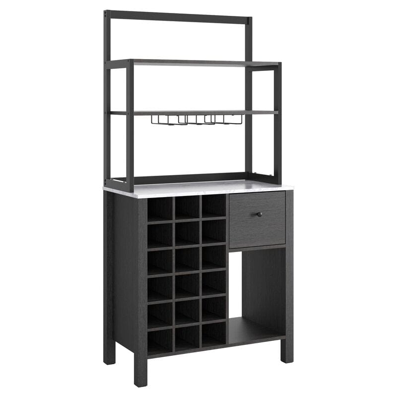 Stand Up Bar Cabinet with Wine Storage