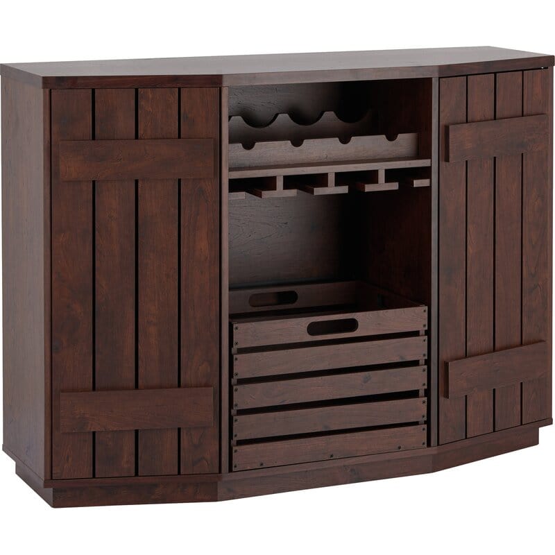 Slatted Bar Cabinet
