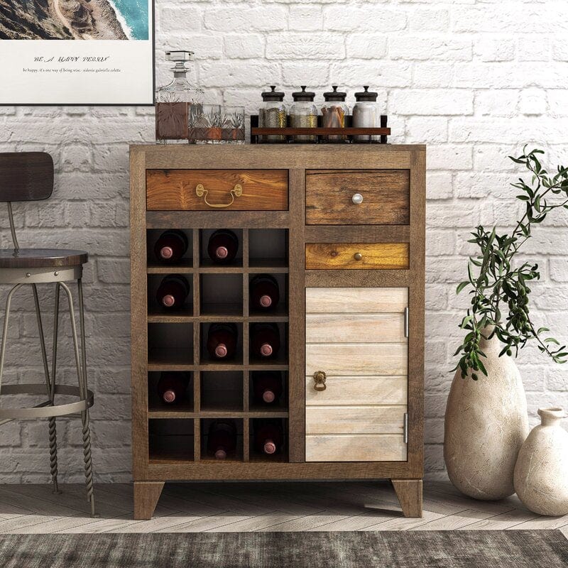 Tolliver Bar with Wine Storage