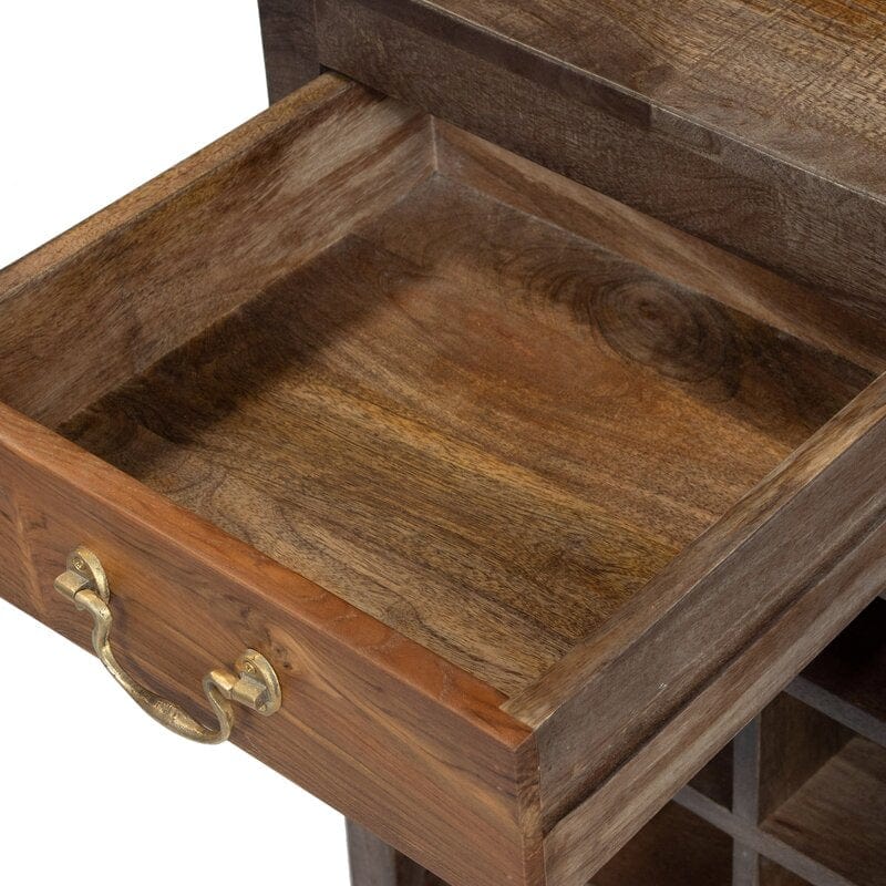 Tolliver Bar with Wine Storage