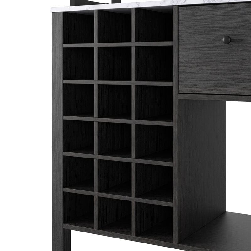 Stand Up Bar Cabinet with Wine Storage